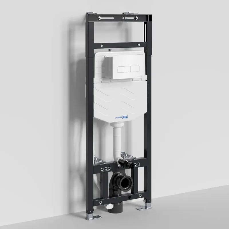 Система инсталляции для унитазов Wasserkraft Alme 15TLT.010.ME.WH03, с кнопкой смыва белой Sancos — официальный сайт