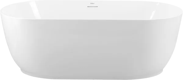 Акриловая ванна BelBagno BB413 170x80 см, отдельностоящая, белая, овальная, со сливом-переливом, с д Sancos — Оригинал