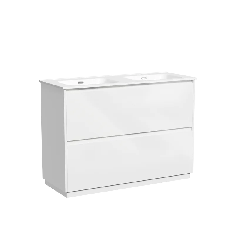 Тумба под раковину Sancos Libra Floor 120 напольный белый глянец, LB120F-2W Sancos — официальный сайт