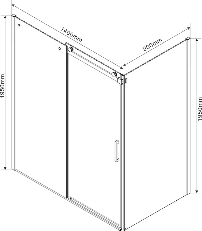 Душевой уголок Vincea Como VSR-1C9014CL 140х90 см, профиль хром Sancos — официальный сайт