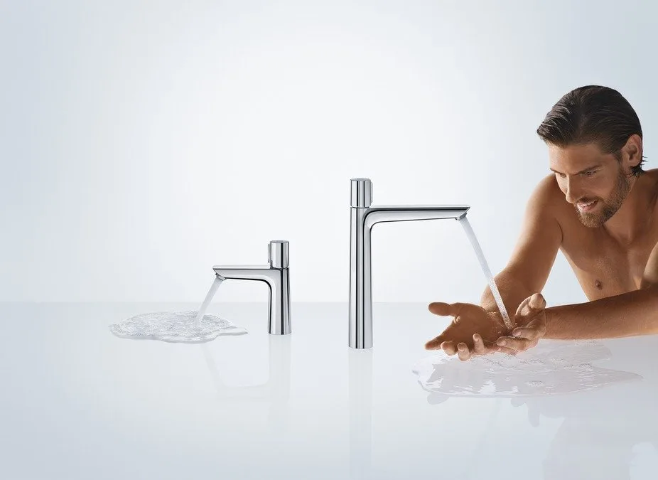 Смеситель для раковины Hansgrohe Talis Select E 71752000 с донным клапаном Sancos — официальный сайт