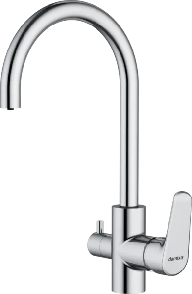 Смеситель для кухни Damixa Merkur 400730000 с каналом для питьевой воды, хром Sancos — Оригинал