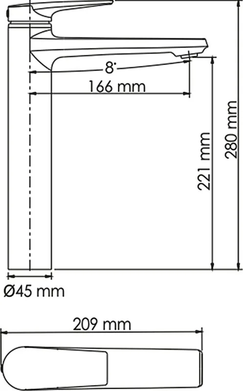 Смеситель для раковины Wasserkraft Glan 6603H Sancos — официальный сайт