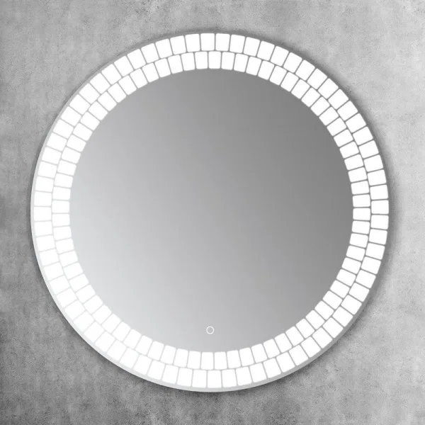 Зеркало круглое Art&Max Аcerra 77 с LED-подсветкой, 6000К Sancos — Оригинал