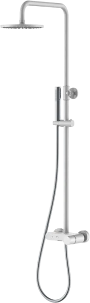 Душевая стойка Boheme Stick 128-WCR, white diamond chrome Sancos — Оригинал