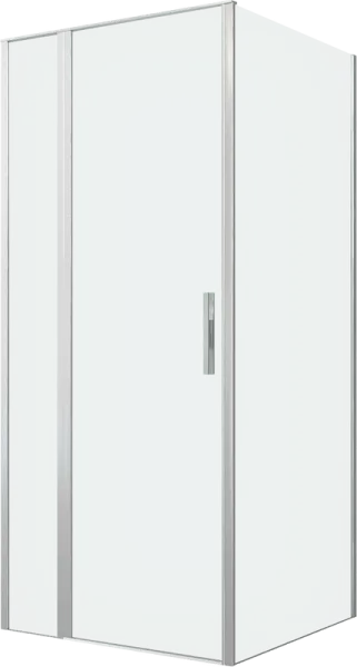 Душевой уголок Allen Brau Priority 90x90, профиль серебро браш, стекло прозрачное Sancos — Оригинал