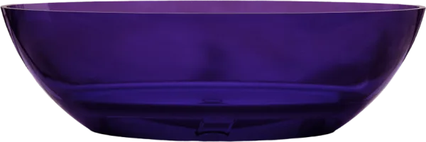 Акриловая ванна Abber Kristall AT9702 Amethyst 180x85 см, отдельностоящая, фиолетовая, овальная, с д Sancos — Оригинал