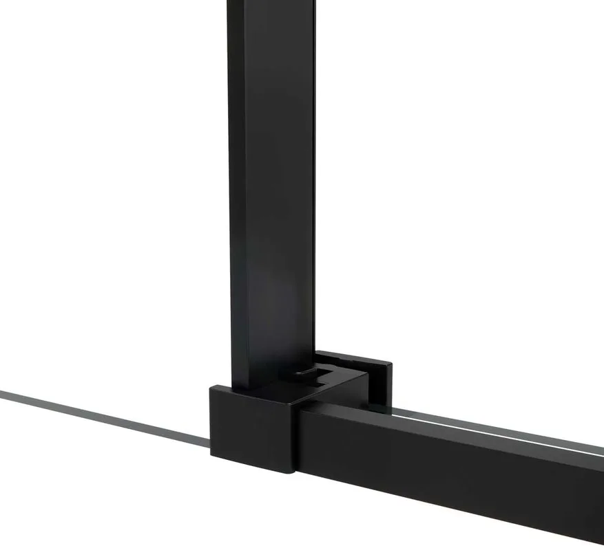 Душевой уголок Vincea Slim Soft VSR-1SS1010CLB 100x100, профиль черный, стекло прозрачное Sancos — официальный сайт