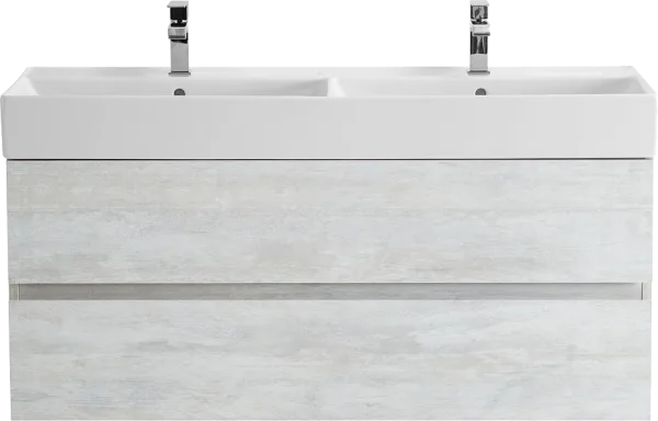 Тумба под раковину без столешницы Cezares Molveno 46-120-2C-SO-2-LB 46 120 legno bianco Sancos — Оригинал