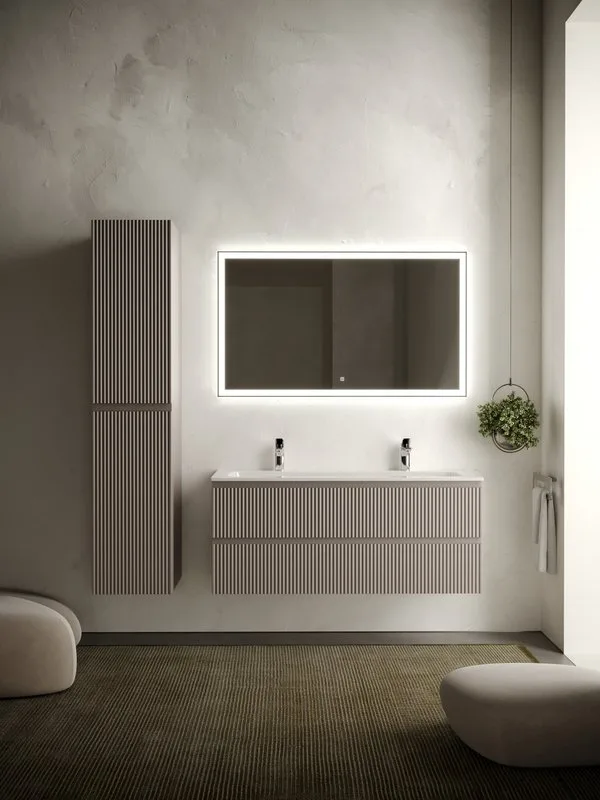 Тумба с раковиной Sancos Snob R 120 см, doha soft, раковина CN7016 Sancos — официальный сайт