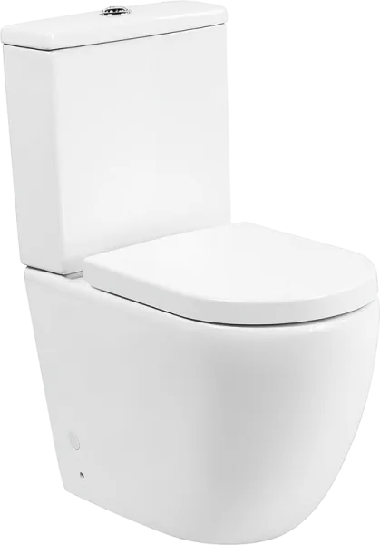 Унитаз-компакт напольный BelBagno Amanda BB051CPR BB865SC с микролифтом, безободковый, глянцевый бел Sancos — Оригинал