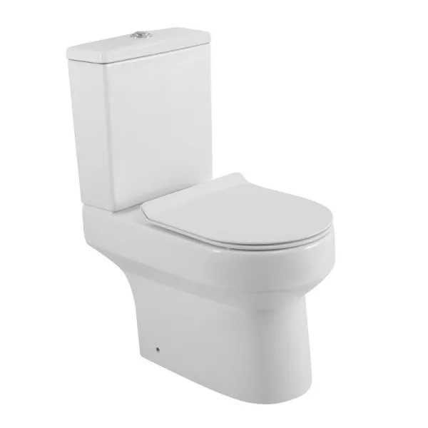 Унитаз-компакт напольный BelBagno Norma BB339CPR BB076SC безободковый, с микролифтом Sancos — Оригинал