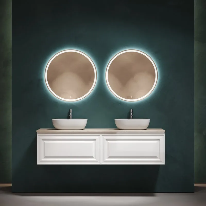 Тумба с раковиной Sancos Very 160 bianco, столешница бежевая TT160A2X, раковина CN6009 Sancos — официальный сайт