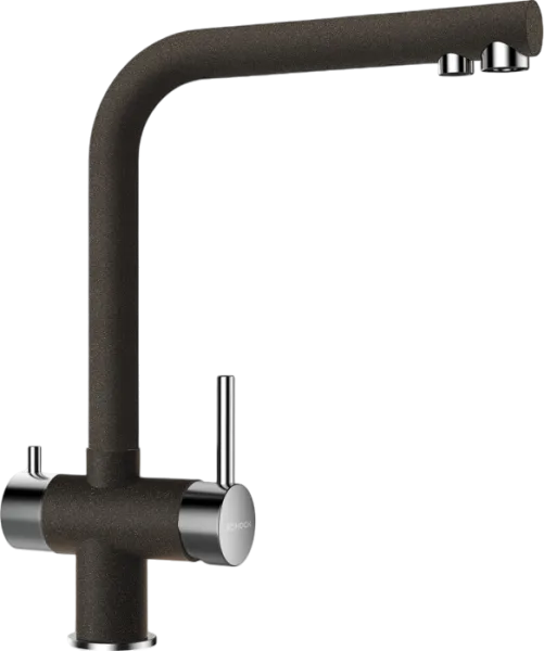 Смеситель для кухни Schock Cristadur Wellus New бронза Sancos — Оригинал