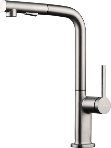 Смеситель для кухни Paulmark Neo Ne214419-Ni никель Sancos — Оригинал