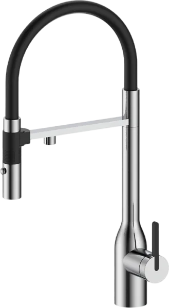 Смеситель для кухни Paulmark Magneto One Ma213188-BS брашированная сталь Sancos — Оригинал