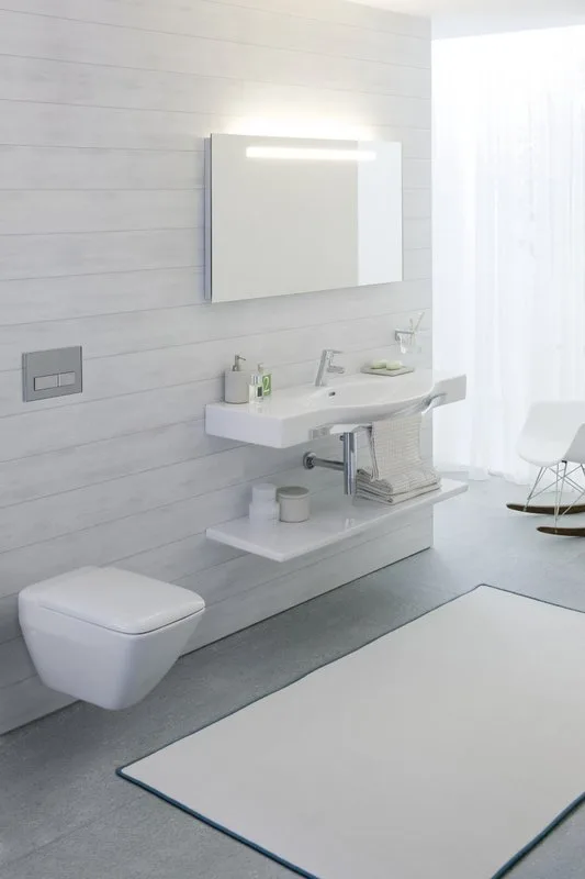 Мебельная раковина Laufen Palace 8.1270.6.000.104.1 с полотенцедержателем Sancos — официальный сайт