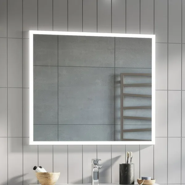 Зеркало IDDIS Brick 80 c термообогревом и подсветкой Sancos — Оригинал