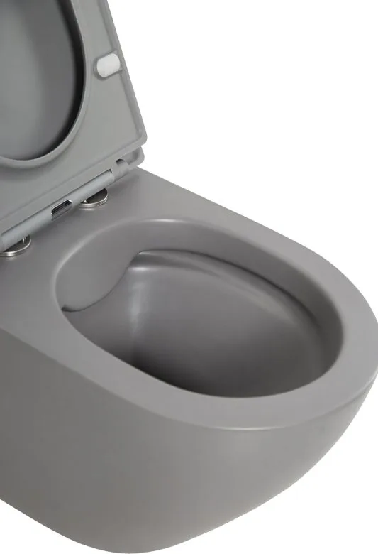 Крышка-сиденье BelBagno Colorato BB062SC-GR матовая серая Sancos — официальный сайт