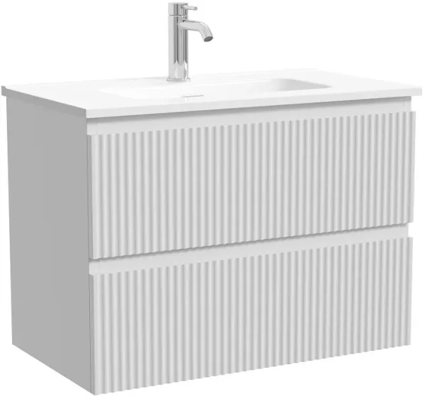 Тумба под раковину Sancos Snob R 70 подвесная Bianco (белый), SNR70/39W Sancos — Оригинал