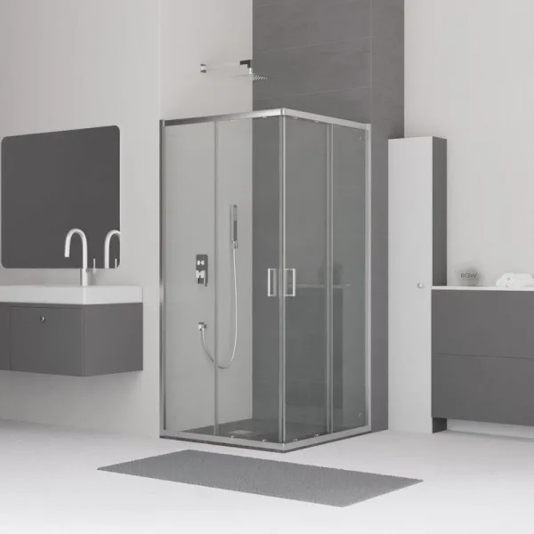 Душевой уголок RGW Classic CL-34 100х100, профиль хром Sancos — Оригинал