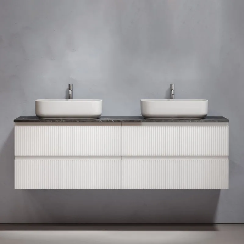 Тумба с раковиной Sancos Snob T 160 bianco, столешница черный мрамор TT160A1X, раковина CN5043 Sancos — официальный сайт