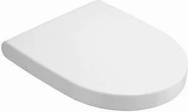 Крышка-сиденье Villeroy & Boch Subway 9M55 S101 с микролифтом, петли хром Sancos — Оригинал