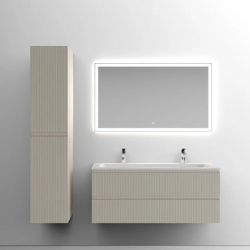Тумба с раковиной Sancos Snob T 120 см, beige soft, раковина CN7016 Sancos — официальный сайт