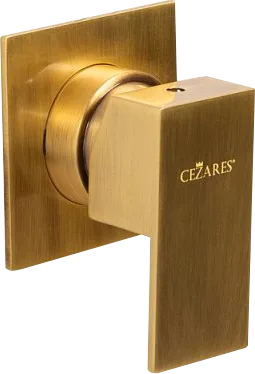 Встраиваемый смеситель Cezares Unika DIM-02 С ВНУТРЕННЕЙ ЧАСТЬЮ, бронза Sancos — Оригинал