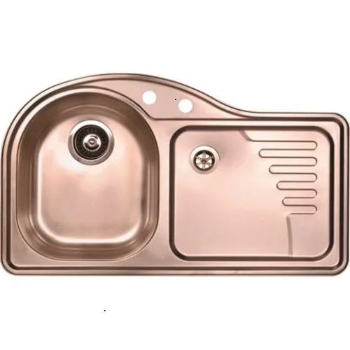 Мойка FUTUR 40 L MONARCH COPPER 845x510, в комп.с сифоном 1130555, Sancos — Оригинал