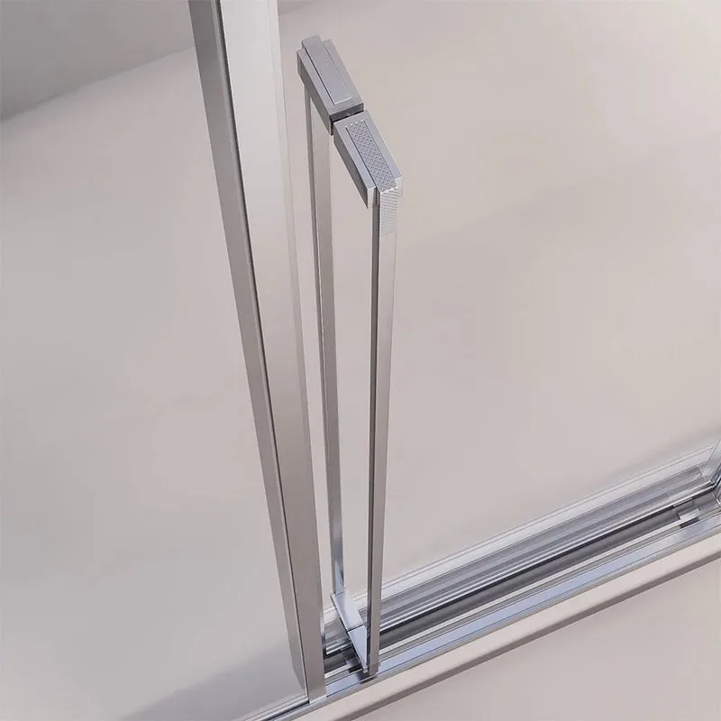 Душевая дверь в нишу Veconi Premium Prato 300 CH-R 140, профиль матовый хром, стекло прозрачное Sancos — официальный сайт