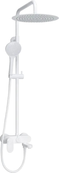 Душевая стойка Wasserkraft Mindel 8500 A185.161.155.WM, белая Sancos — Оригинал
