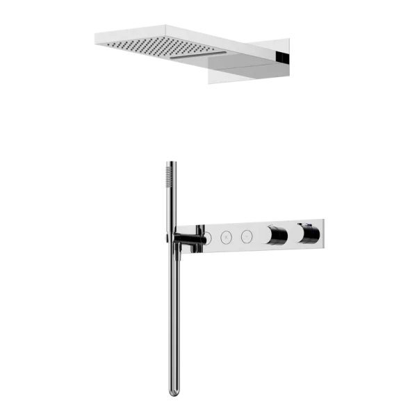 Душевой комплект Sancos Linn SC9023CH С ВНУТРЕННЕЙ ЧАСТЬЮ, хром Sancos — Оригинал