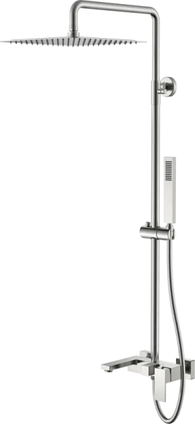 Душевая стойка Boheme Qubic 478-NB, brushed nickel Sancos — Оригинал