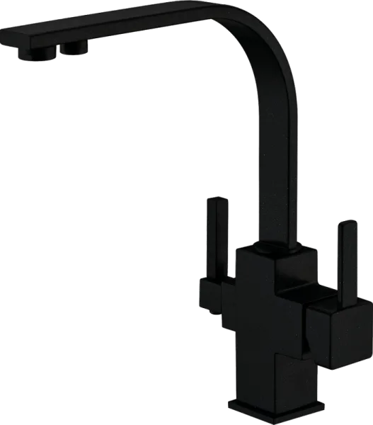 Смеситель для кухни Zorg Sanitary ZR 332 YF BLACK Sancos — Оригинал
