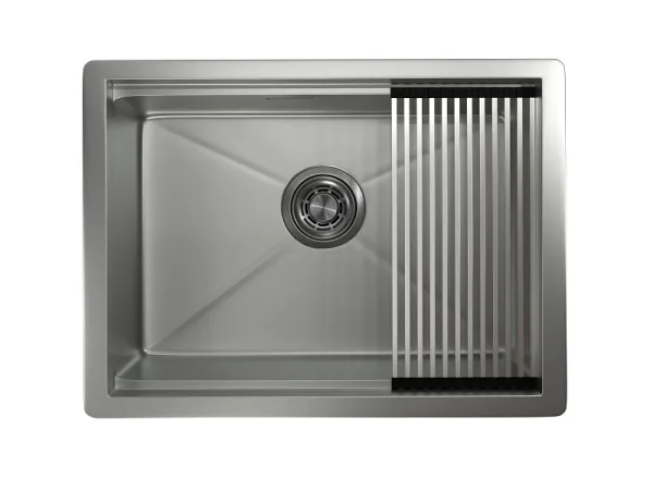Мойка кухонная Granula Kitchen Space 6045U матовая сталь Sancos — Оригинал