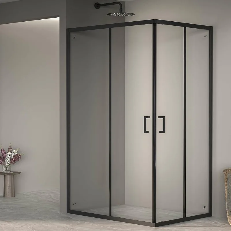Душевой уголок RGW Passage PA-040B 1000x800x1950, профиль черный Sancos — официальный сайт