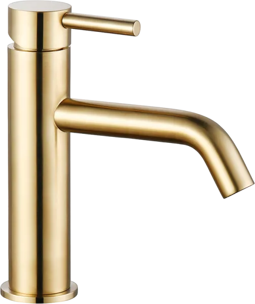 Смеситель для раковины AQUAme Siena AQM6210GG глянцевое золото Sancos — Оригинал