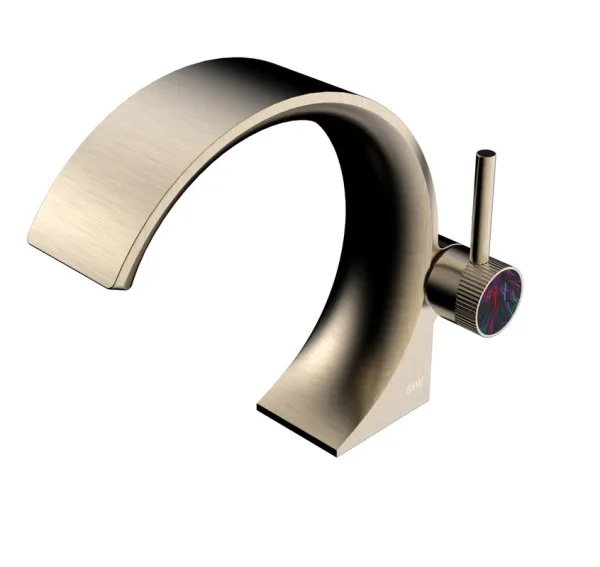 Смеситель для раковины Black&White Gravity 7106BG brushed gold Sancos — Оригинал