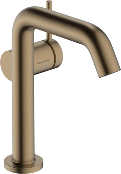 Смеситель для раковины Hansgrohe Tecturis S Fine 150 CoolStart 73340140 шлифованная бронза Sancos — Оригинал