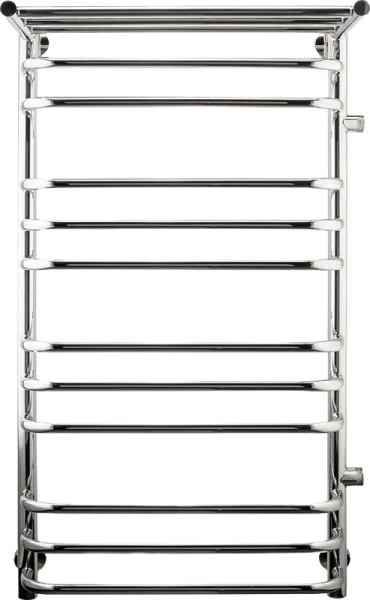 Полотенцесушитель водяной Indigo Brace LBCW100-50PR-б/п-60, с полкой, серебристый Sancos — Оригинал