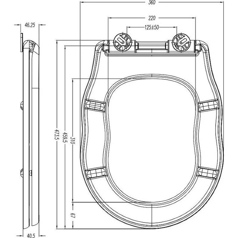 Крышка-сиденье BelBagno Boheme BB115SC с микролифтом, петли хром Sancos — официальный сайт