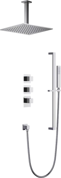 Душевой комплект Timo Selene SX-2229/00SM, С ВНУТРЕННЕЙ ЧАСТЬЮ, с термостатом, хром Sancos — Оригинал