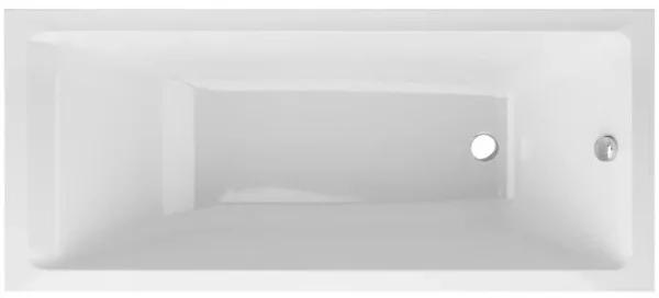 Акриловая ванна AM.PM Gem W93A-160-070W-A без опоры 160x70 см, пристенная, белая Sancos — Оригинал