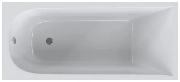 Акриловая ванна ALBA SPA Impero без опоры 180x80 см, пристенная, белая Sancos — Оригинал