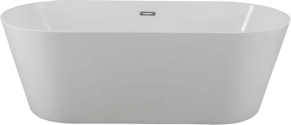 Акриловая ванна Art&Max AM-520-1700-790 170x80 см, отдельностоящая, белая, овальная Sancos — Оригинал
