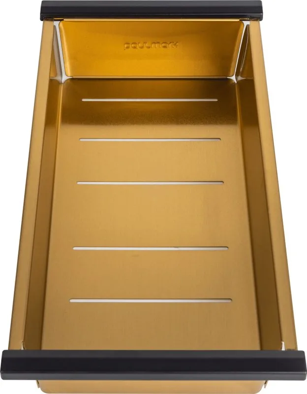 Мойка кухонная Paulmark Next-Multi Sink 54 UNI PM785445-BG брашированное золото Sancos — официальный сайт