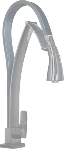Смеситель для кухни Paini Hybrid HKPA557TKKM с гибким изливом Sancos — Оригинал