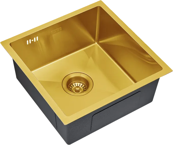 Мойка кухонная S.K.Sanitary SKS 4444 BRONZE с сифоном Sancos — Оригинал
