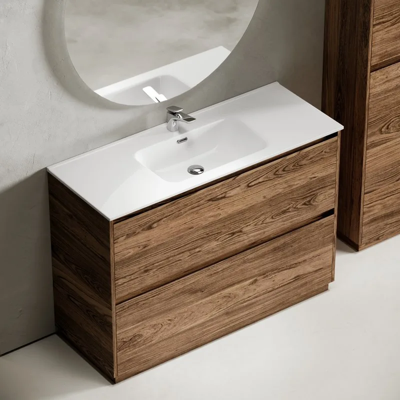 Тумба под раковину Sancos Libra Floor 120 напольный дуб чарльстон, LB120F-1ECH Sancos — официальный сайт